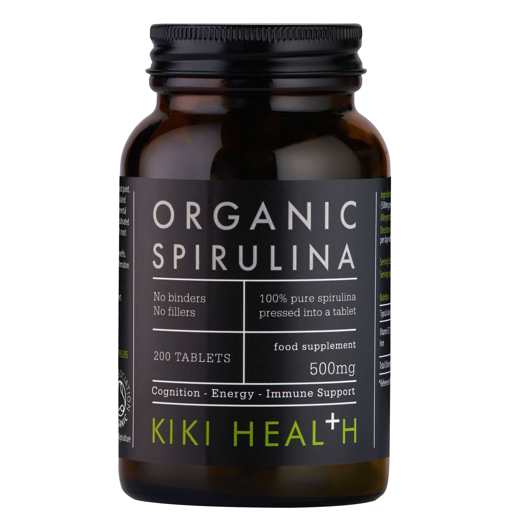 KIKI Health Minerals Organic Spirulina 200 Tablets