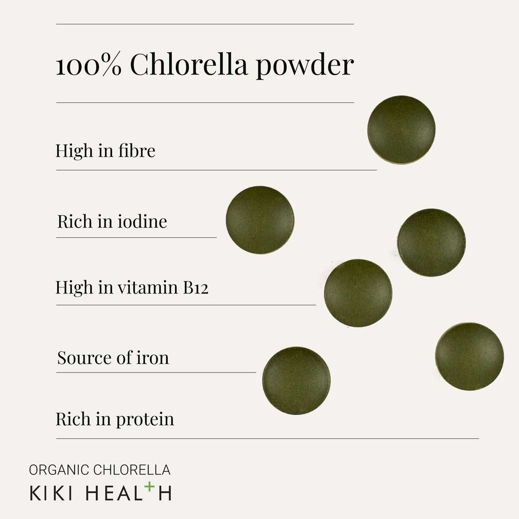 KIKI Health Immune Health Organic Chlorella 200 Tablets