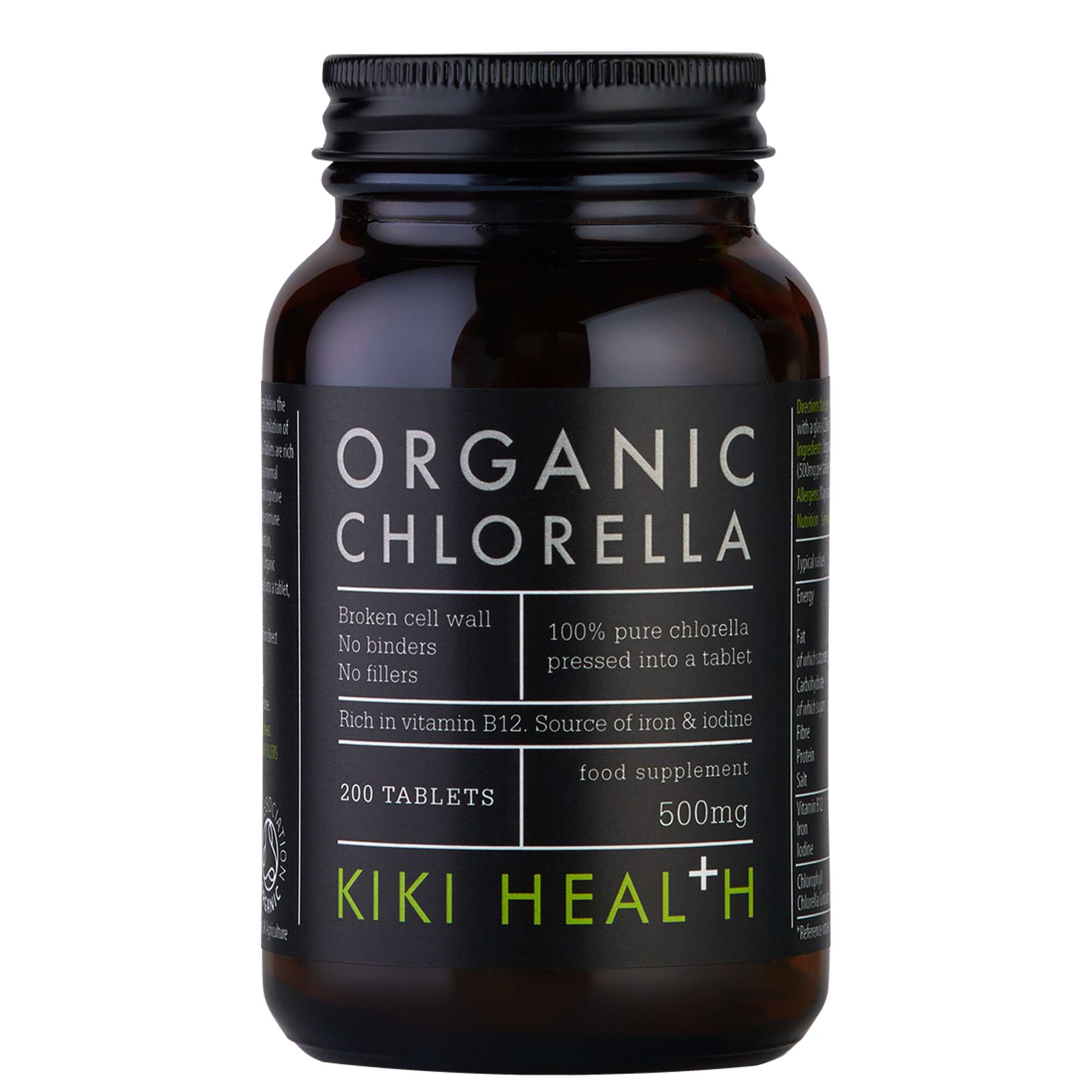 KIKI Health Immune Health Organic Chlorella 200 Tablets