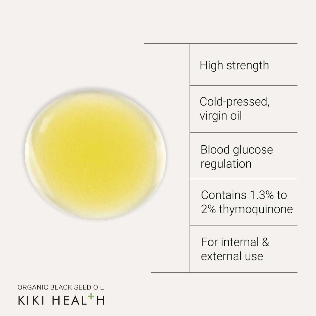 KIKI Health Immune Health Organic Black Seed Oil