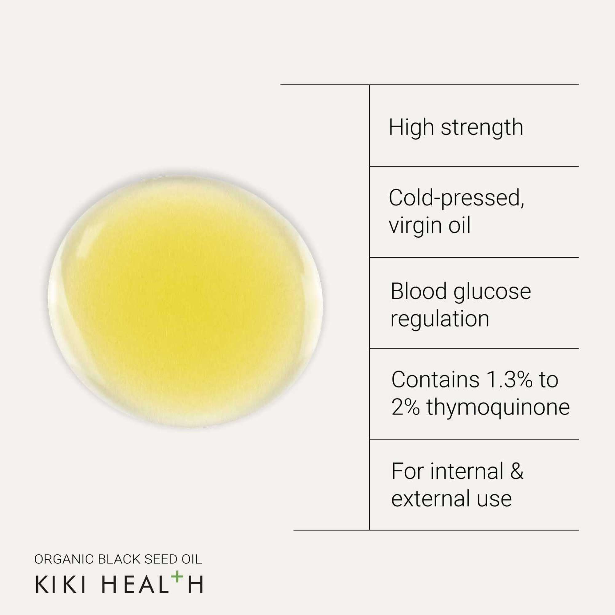 KIKI Health Immune Health Organic Black Seed Oil