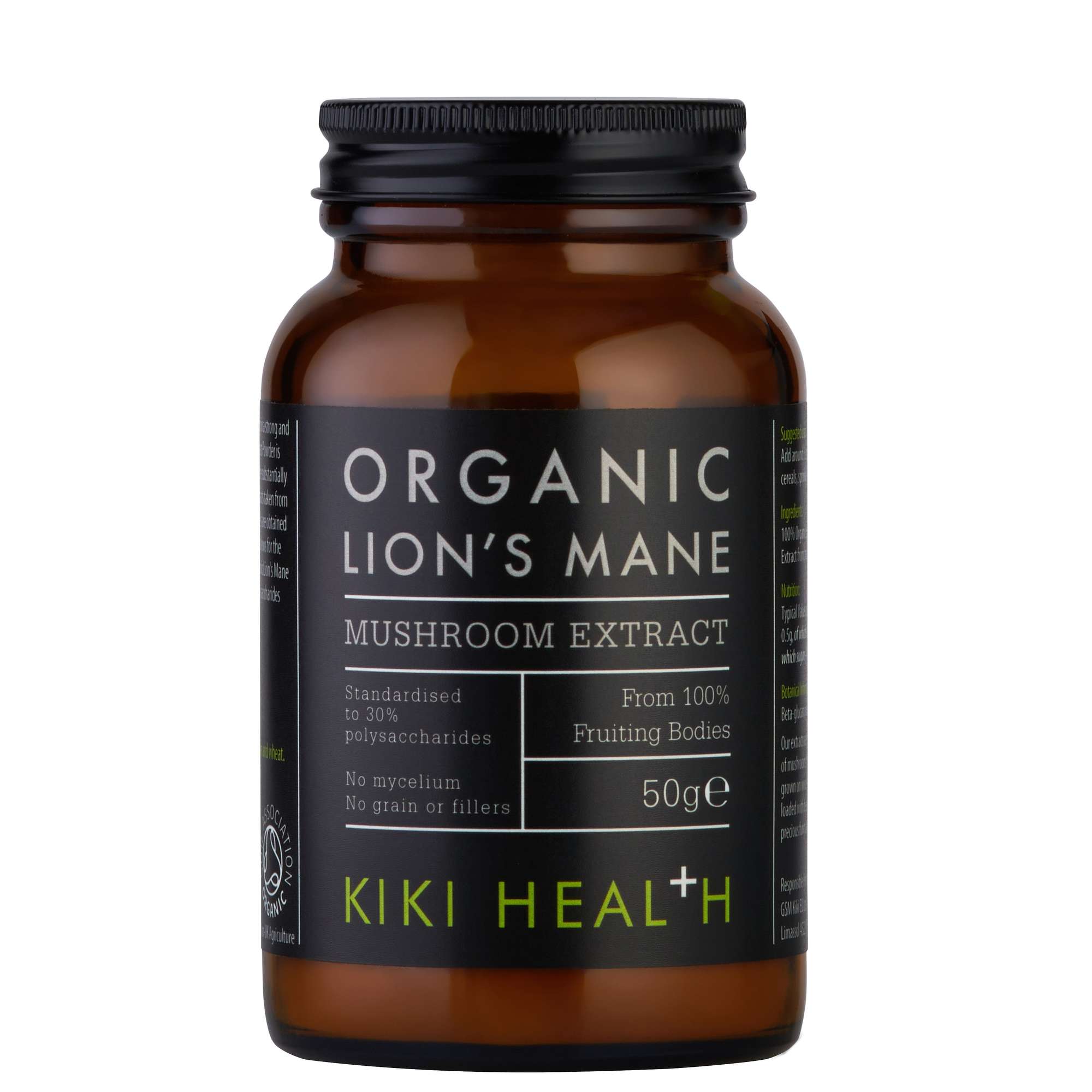 KIKI Health Immune Health Lion's Mane Mushroom Extract Powder 50g