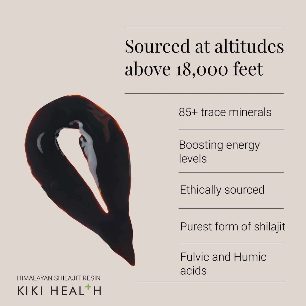 KIKI Health Immune Health Himalayan Shilajit Resin 30g