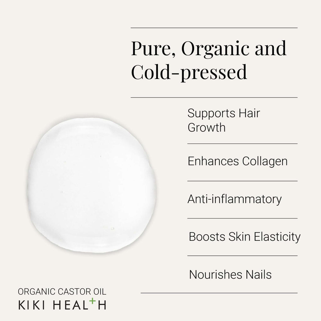 KIKI Health Beauty Organic Castor Oil