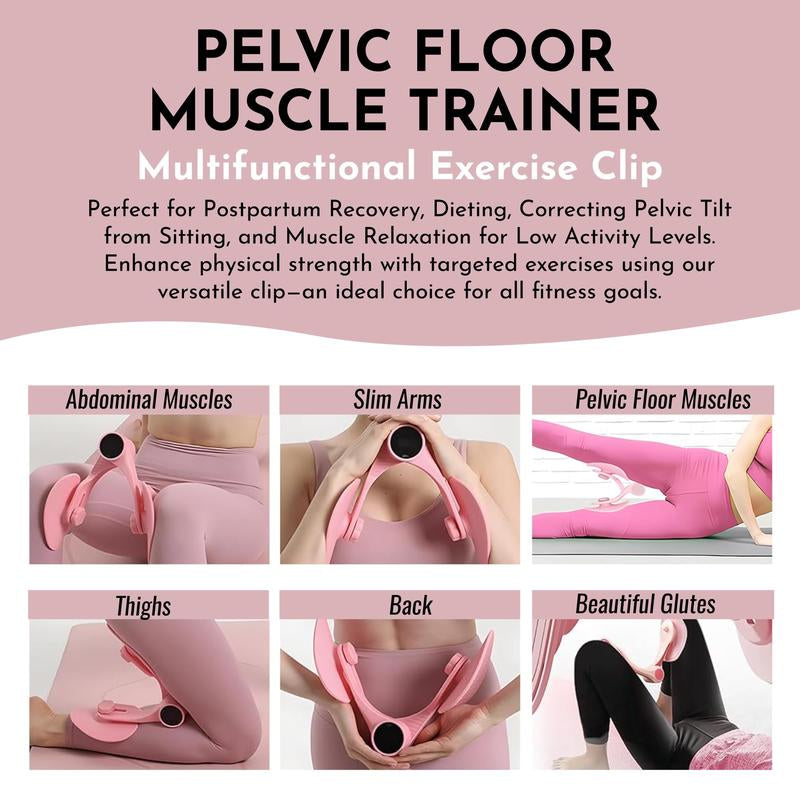 Pelvic Floor Muscle Training and Repair Device - Pelvic Floor Thigh Exercise Device - Portable Kegel System Strengthening Exerciser for Men Women Inner Outer Muscle - Hip Abductor Master Trainer & Leg Workout Equipment for Home Fitness
